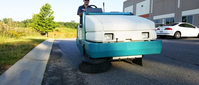 Trash Panda Parking Lot Sweeping